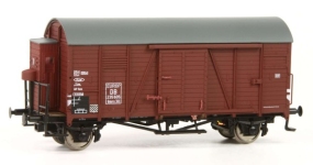 Exact-Train EX24021 - H0 - Gedeckter Güterwagen Oppeln Europ mit Bremserhaus, NS, Ep. III